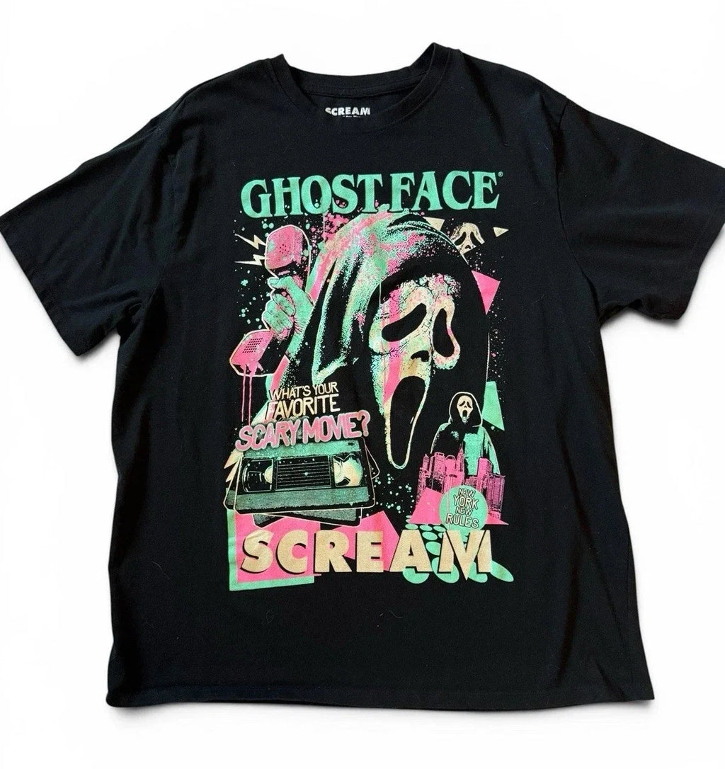 GHOSTFACE Scream VI 80's Style Size XL - Adult & Kids T-Shirts, Sweatshirts & Hoodies apparel design preview 1