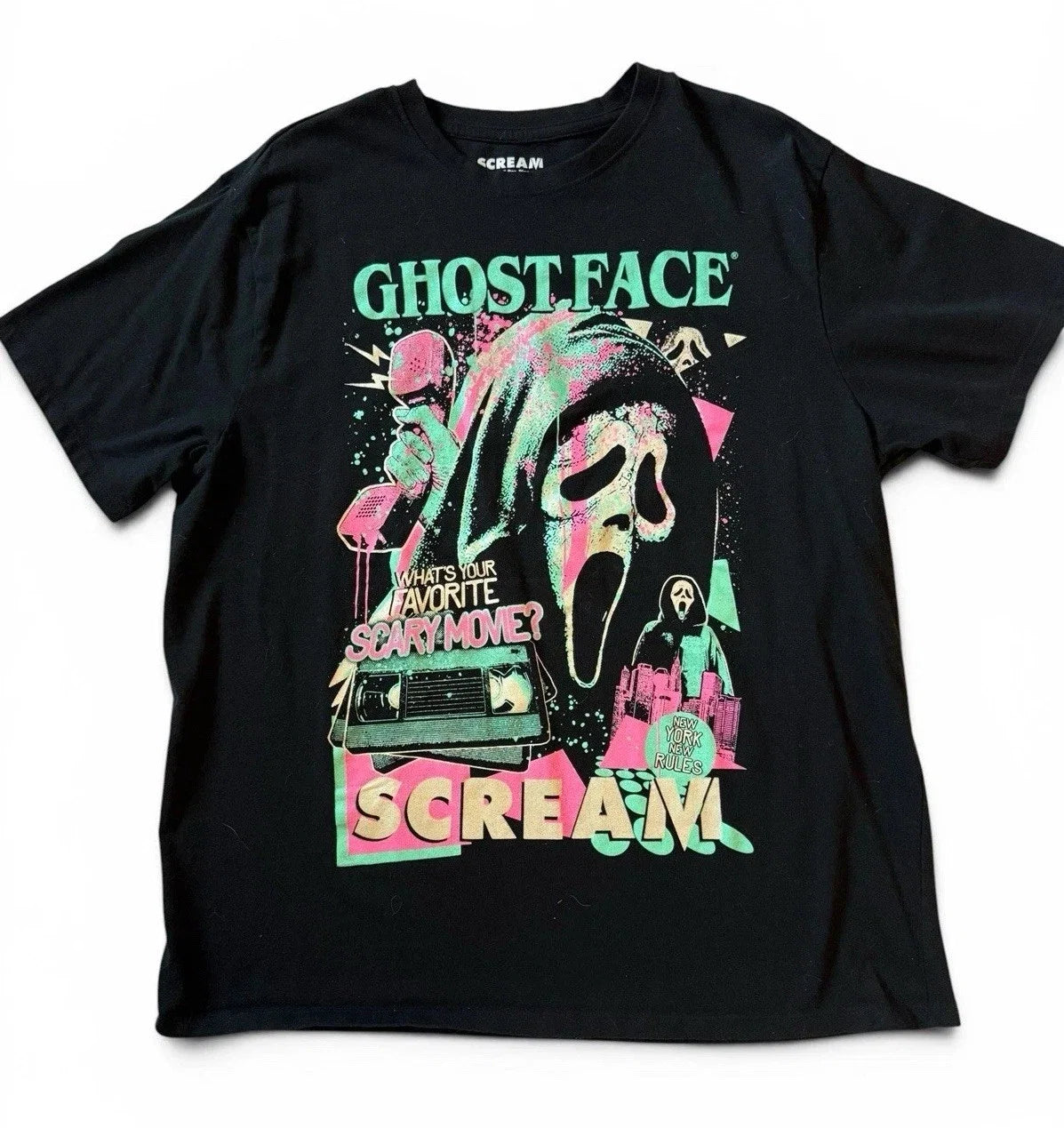 GHOSTFACE Scream VI 80's Style Size XL - Adult & Kids T-Shirts, Sweatshirts & Hoodies apparel design preview 1