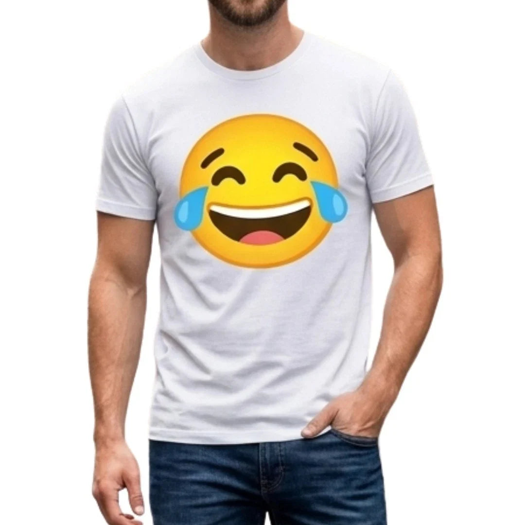 Funny Emoji Gift Men's Laughing Crying Smiley Graphic - Adult & Kids T-Shirts, Sweatshirts & Hoodies apparel design preview 1
