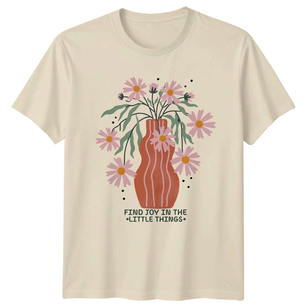 Find Joy In The Little Womens Boho Floral Lifestyle - Adult & Kids T-Shirts, Sweatshirts & Hoodies apparel design preview 1
