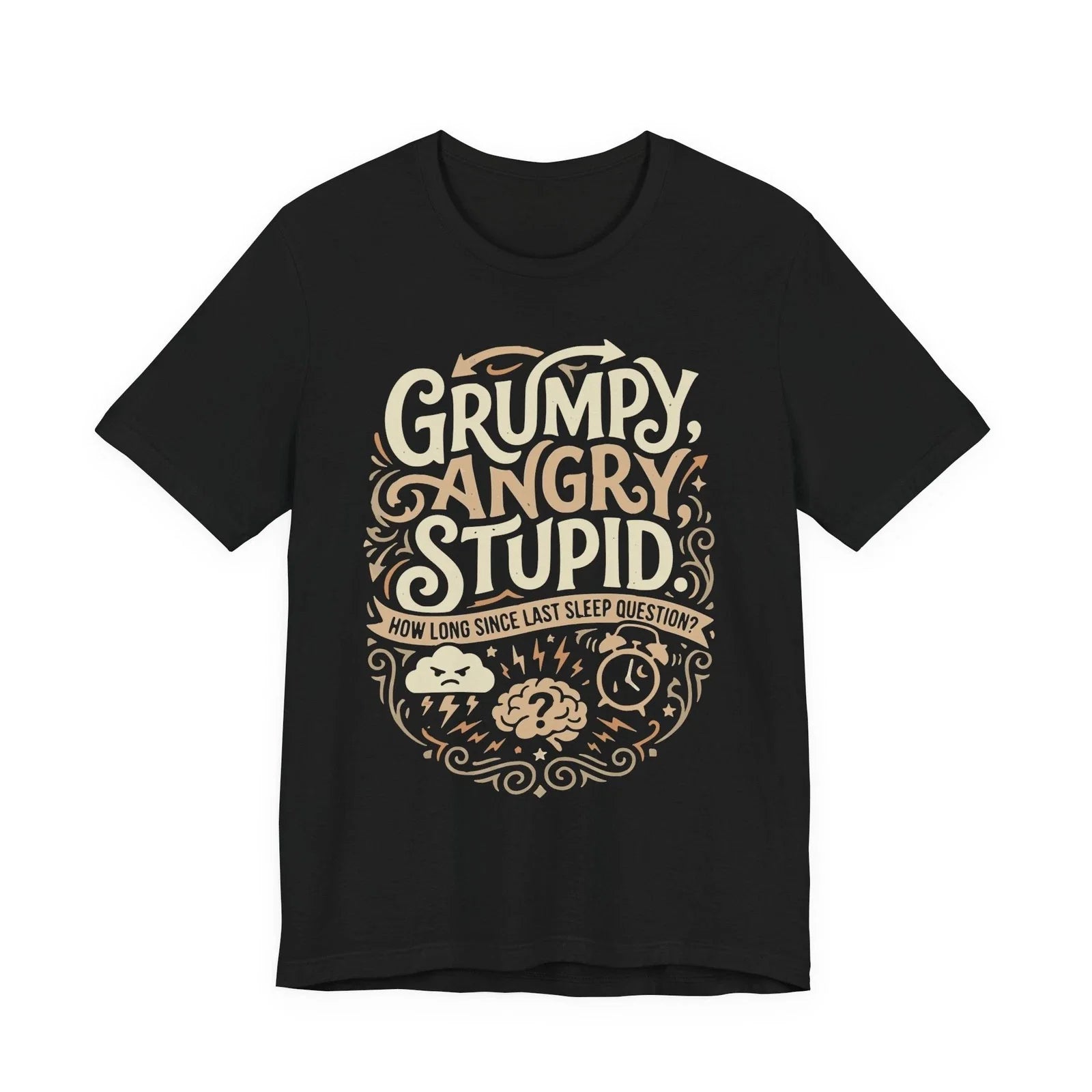 Copy of Grumpy Space Quote Funny Humor Meme for Men - Adult & Kids T-Shirts, Sweatshirts & Hoodies apparel design preview 1