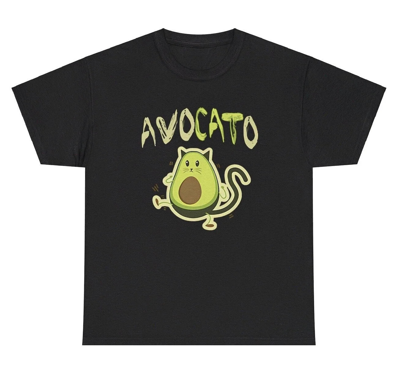 Avocato Funny Avocado Cat Lover Y2K Silly Ironic Gen - Adult & Kids T-Shirts, Sweatshirts & Hoodies apparel design preview 1