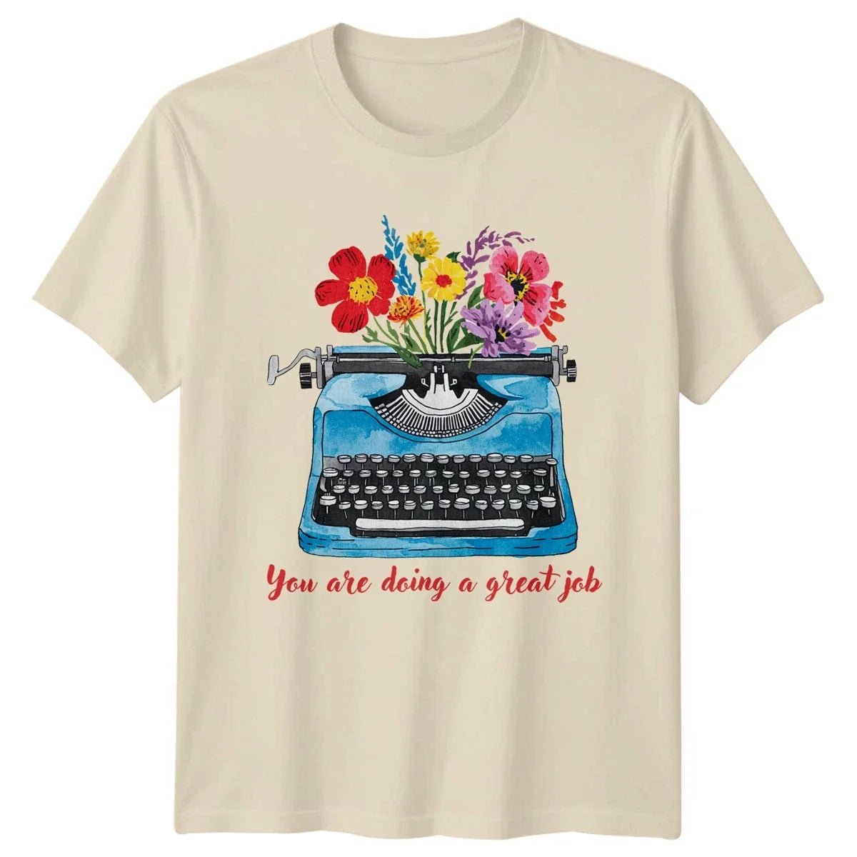 You Are Doing A Great Womens Floral Motivational - Adult & Kids T-Shirts, Sweatshirts & Hoodies apparel design preview 1