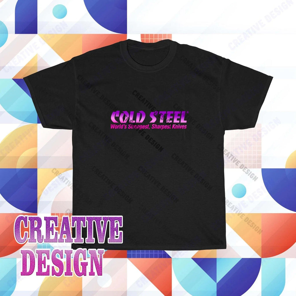 Cold Steel Logo T- Funny Size S to 5XL - Adult & Kids T-Shirts, Sweatshirts & Hoodies apparel design preview 1
