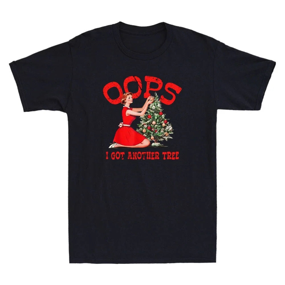 Oops I Got Another Tree Funny Christmas Graphic Humor - Adult & Kids T-Shirts, Sweatshirts & Hoodies apparel design preview 1