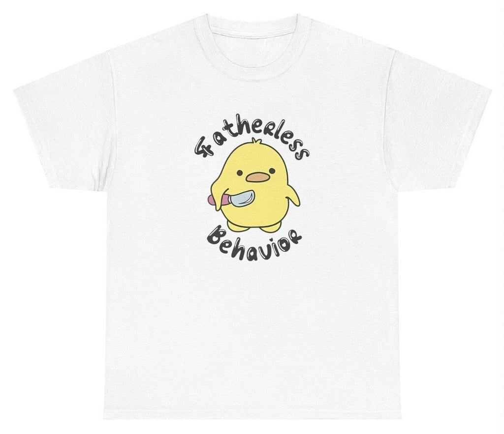 Fatherless Behavior Funny Duck Lover Knife Y2K Dank - Adult & Kids T-Shirts, Sweatshirts & Hoodies apparel design preview 1