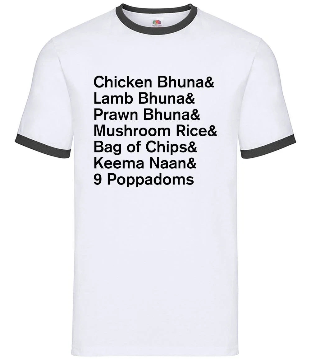 Smithys Indian Order Mens Ringer Smithy Gavin TV Show - Adult & Kids T-Shirts, Sweatshirts & Hoodies apparel design preview 1