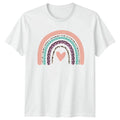 Pastel Rainbow Heart Boho Nursery Baby Shower Gift - Adult & Kids T-Shirts, Sweatshirts & Hoodies apparel design preview 1
