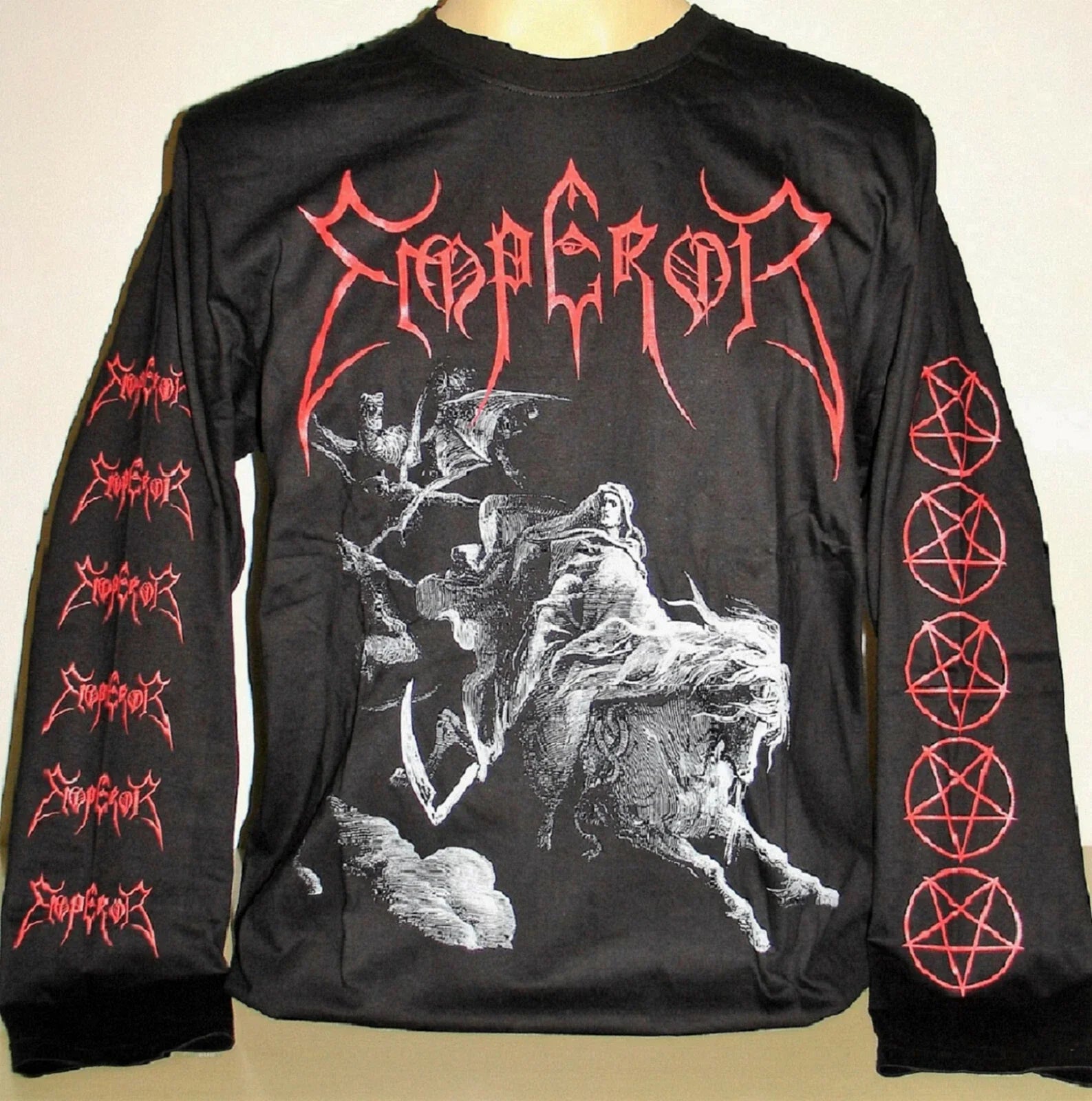 Emperor Rider Pentagram Sz S M L XL 2XL 3XL Black - Adult & Kids T-Shirts, Sweatshirts & Hoodies apparel design preview 1