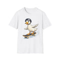Skateboarding Duck Cartoon on Skateboard - Adult & Kids T-Shirts, Sweatshirts & Hoodies apparel design preview 1