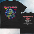 Iron Maiden Killer World Tour 1981 Double Sided - Adult & Kids T-Shirts, Sweatshirts & Hoodies apparel design preview 1