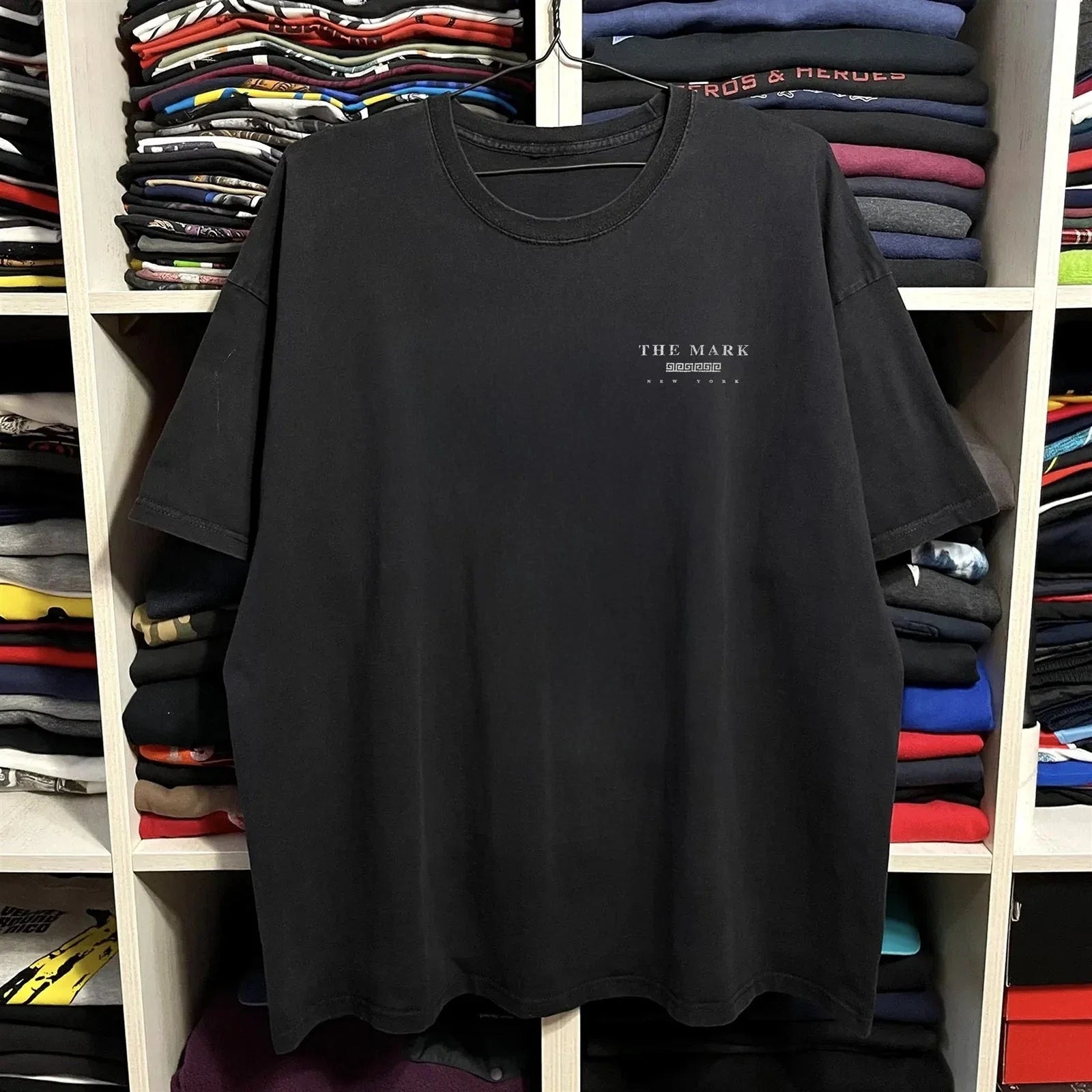90s The Mark Hotel New York City Washed Black L - Adult & Kids T-Shirts, Sweatshirts & Hoodies apparel design preview 1