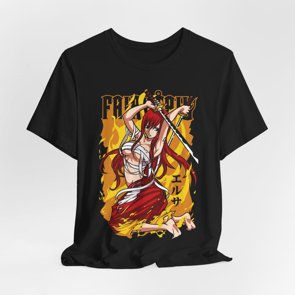 Fairy Tail Erza Scarlet Custom Anime Sword Warrior - Adult & Kids T-Shirts, Sweatshirts & Hoodies apparel design preview 1
