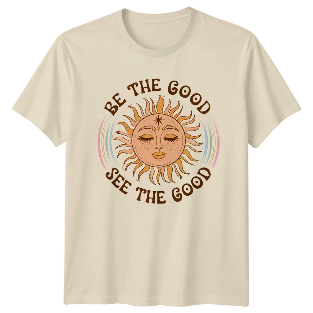 Be The Good See Vintage Boho Celestial Sun - Adult & Kids T-Shirts, Sweatshirts & Hoodies apparel design preview 1