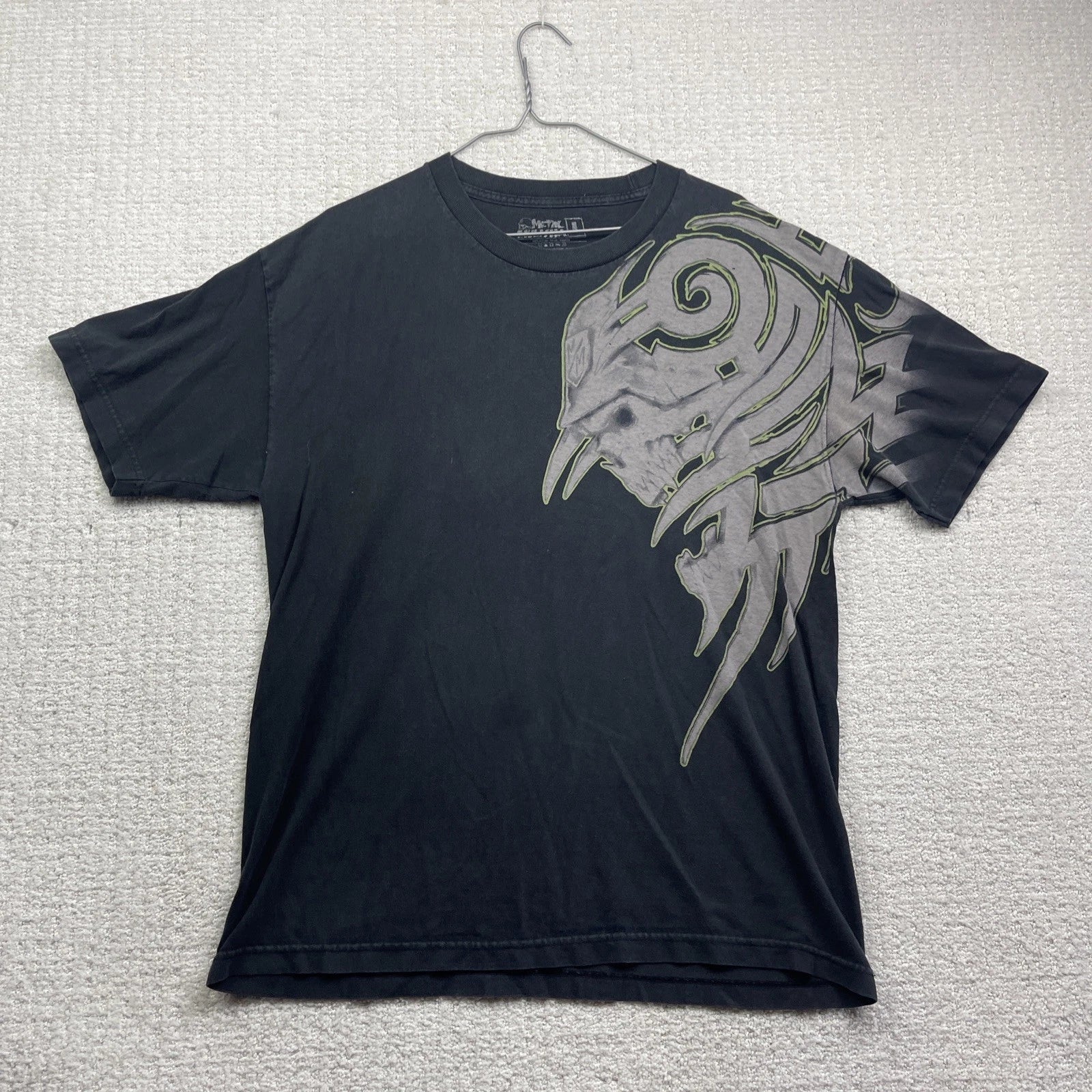VTG Y2K Metal Mulisha Motocross Tribal Skull Graphic - Adult & Kids T-Shirts, Sweatshirts & Hoodies apparel design preview 1