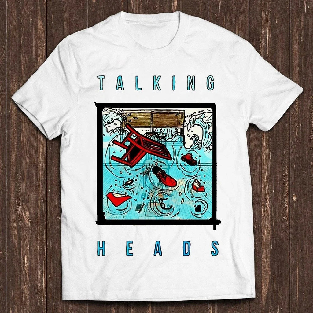 Talking Heads Stood Small Cottage Vintage Music Meme - Adult & Kids T-Shirts, Sweatshirts & Hoodies apparel design preview 1
