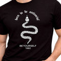 Antisocial Snake Graphic Introvert Rebel Be Yourself - Adult & Kids T-Shirts, Sweatshirts & Hoodies apparel design preview 1