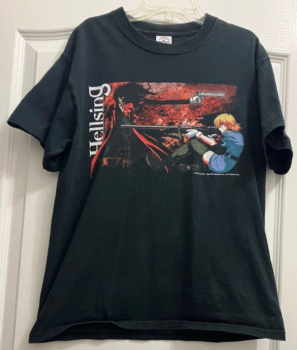 Hellsing Alucard Seras Victoria Y2K adult men's size - Adult & Kids T-Shirts, Sweatshirts & Hoodies apparel design preview 1