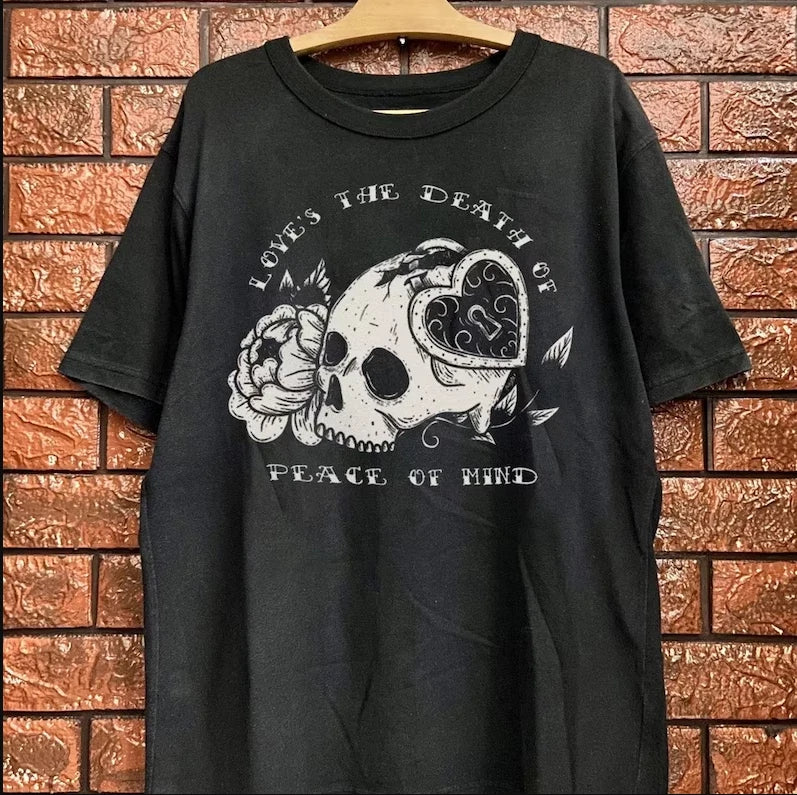 Bad Omens Love's The Death Of Peace Mind 90s - Adult & Kids T-Shirts, Sweatshirts & Hoodies apparel design preview 1