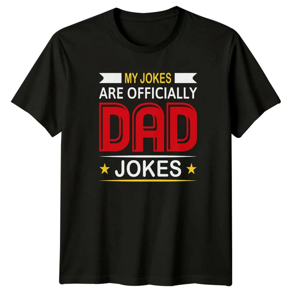 My Jokes Are Officially Dad Mens Fatherhood Fathers - Adult & Kids T-Shirts, Sweatshirts & Hoodies apparel design preview 1