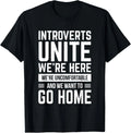 Introverts Unite Funny Anti Social Gift - Adult & Kids T-Shirts, Sweatshirts & Hoodies apparel design preview 1
