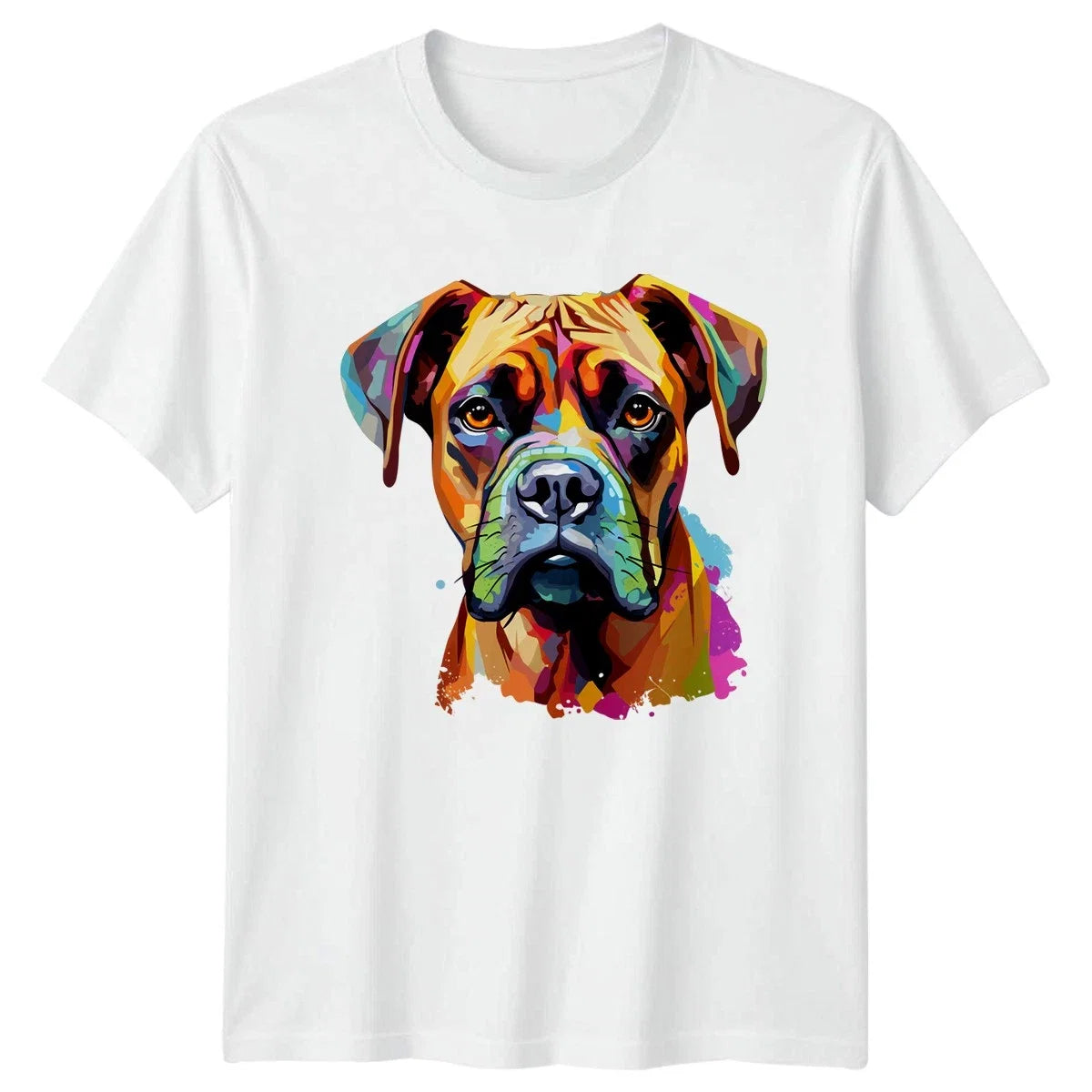 Colorful Boxer Dog Pet Lover Owner Gift For Him And - Adult & Kids T-Shirts, Sweatshirts & Hoodies apparel design preview 1