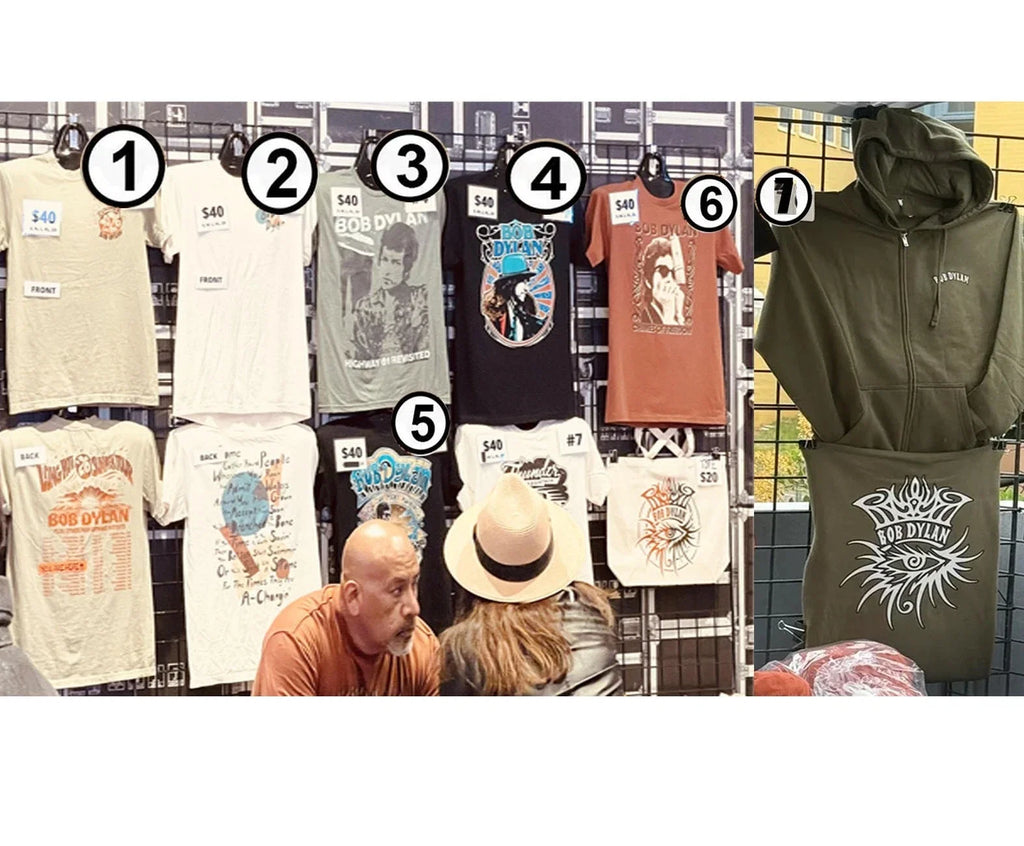 Bob Dylan or Long Hot Summer Tour 2026 Reprint Gif - Adult & Kids T-Shirts, Sweatshirts & Hoodies apparel design preview 1