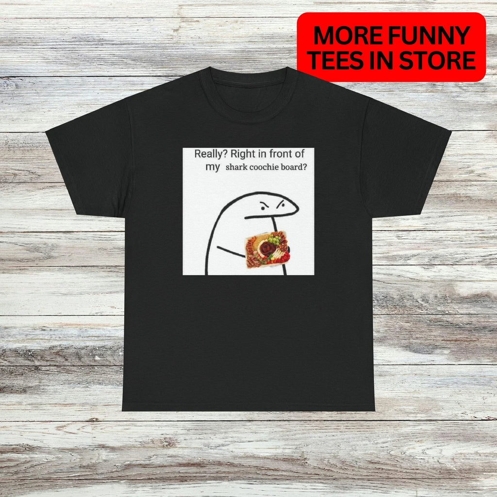 Shark Coochie Board Unisex Male or Female Funny Meme - Adult & Kids T-Shirts, Sweatshirts & Hoodies apparel design preview 1