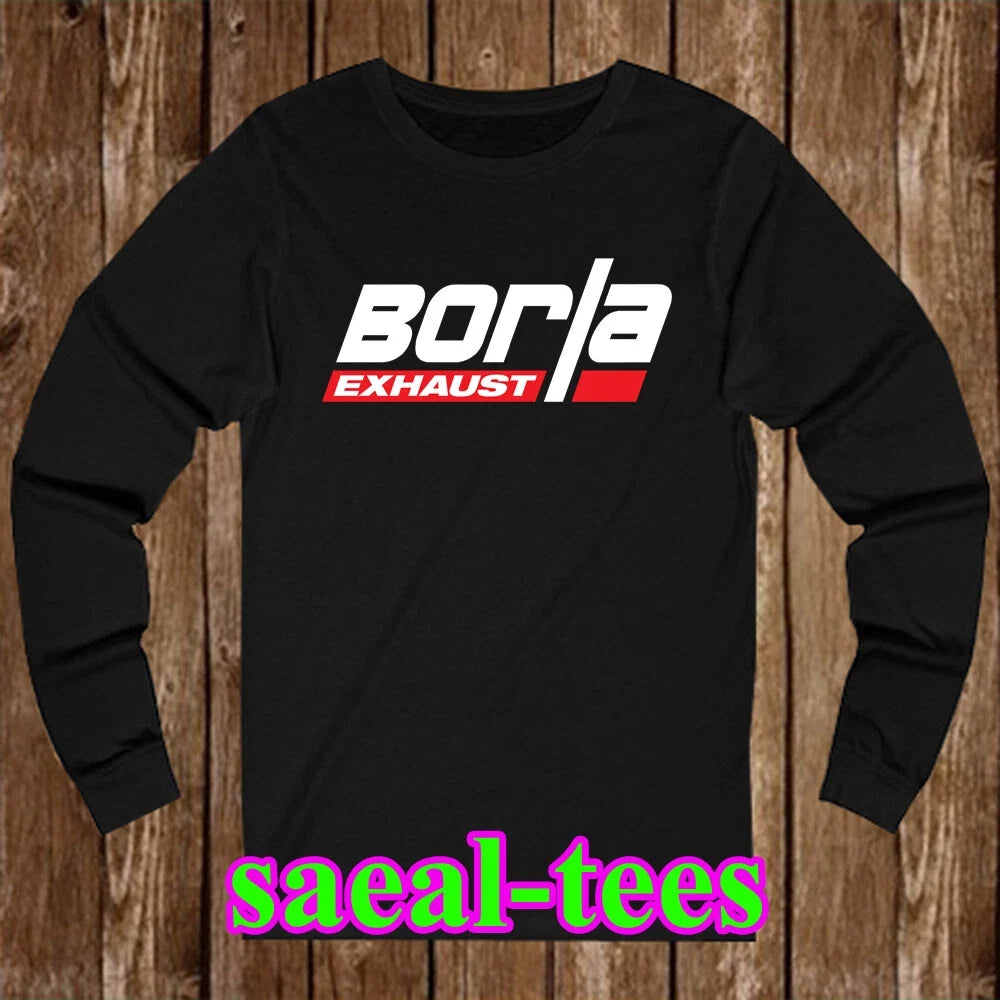 BORLA Exhaust Racing Car Tuner Men's Black Size S-2XL - Adult & Kids T-Shirts, Sweatshirts & Hoodies apparel design preview 1