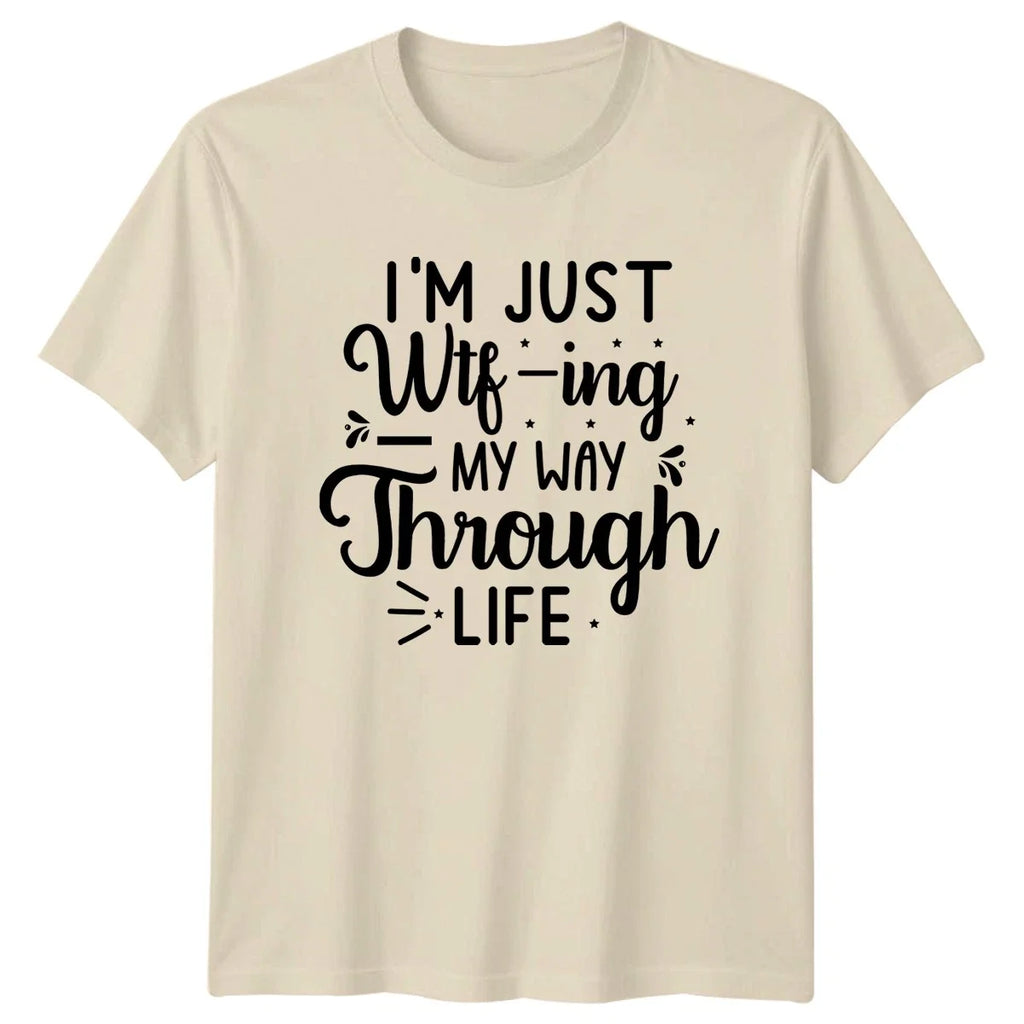Im Just Wtf Ing My Funny Sarcasm Gift For Him And Her - Adult & Kids T-Shirts, Sweatshirts & Hoodies apparel design preview 1