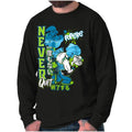 Popeye Never Quits Asian Inspired Mens - Adult & Kids T-Shirts, Sweatshirts & Hoodies apparel design preview 1
