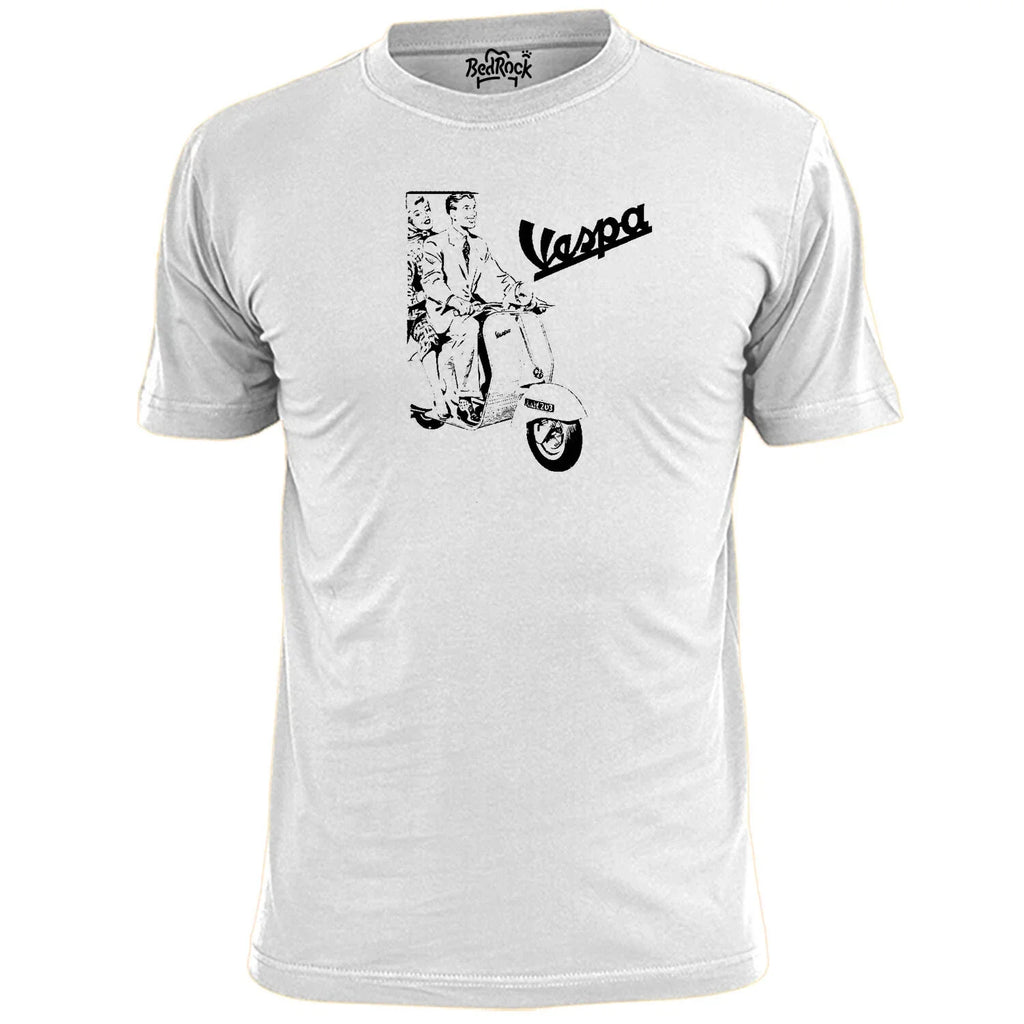Mens Vespa Scooter Poster (V1) Mod Weller Jam Boy - Adult & Kids T-Shirts, Sweatshirts & Hoodies apparel design preview 1