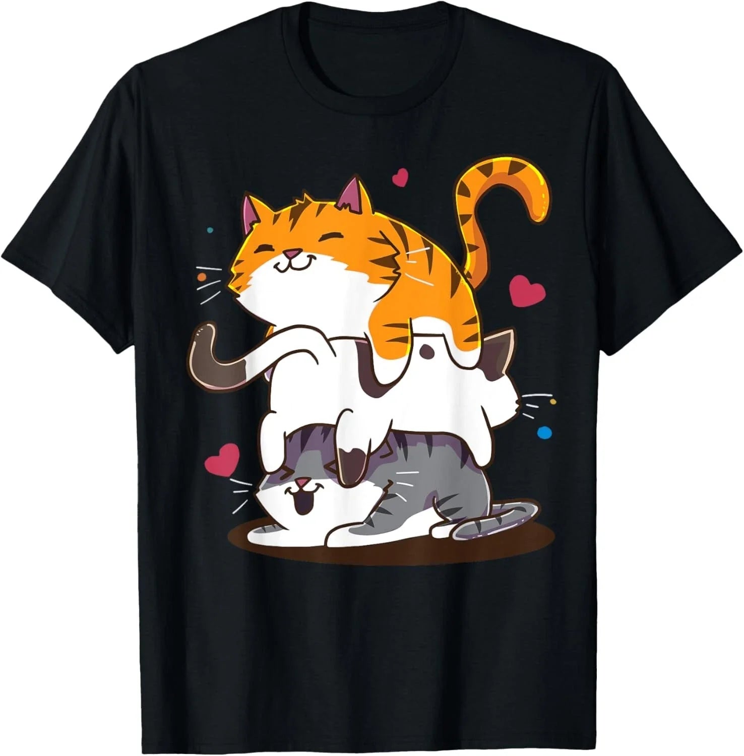 Cat Anime Kawaii Neko Cats Lover Gift - Adult & Kids T-Shirts, Sweatshirts & Hoodies apparel design preview 1