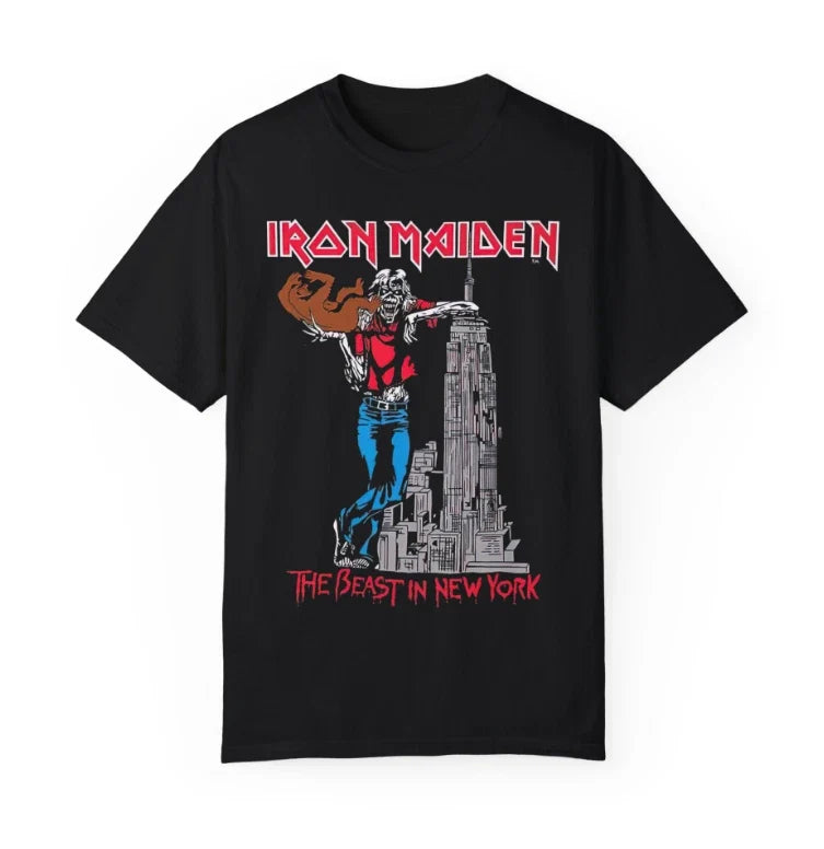 Iron Maiden The Beast In New York Double Sided Unisex - Adult & Kids T-Shirts, Sweatshirts & Hoodies apparel design preview 1