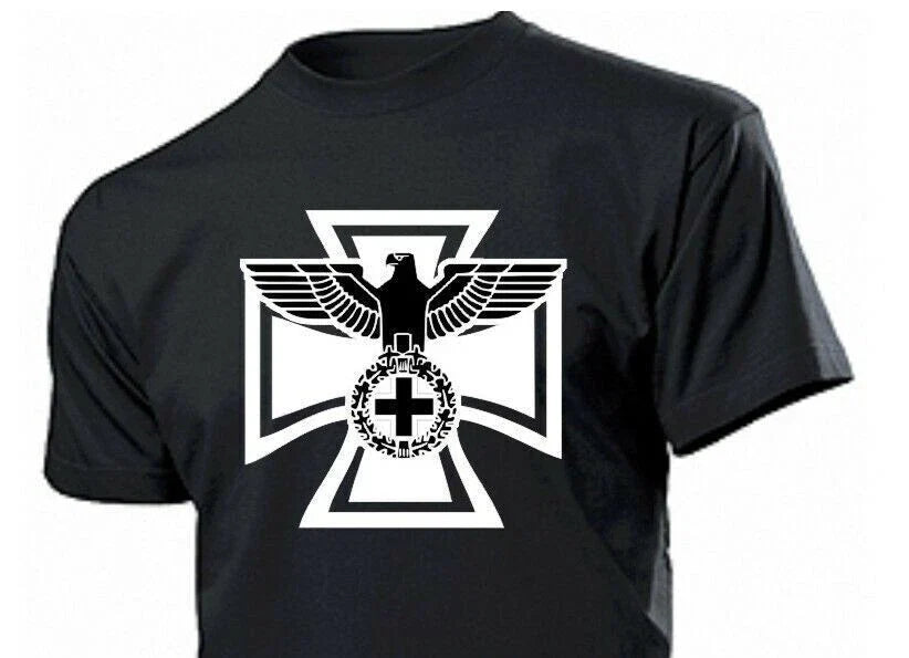 Imperial Eagle With Iron Cross EK EK1 EK2 Size 3-5XL - Adult & Kids T-Shirts, Sweatshirts & Hoodies apparel design preview 1