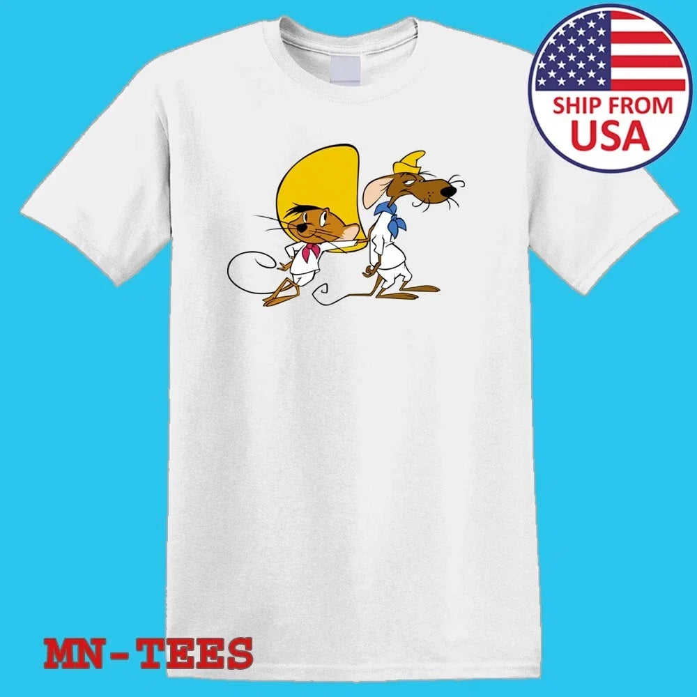 Speedy Gonzales And Slow Poke Rodriguez Cartoon White - Adult & Kids T-Shirts, Sweatshirts & Hoodies apparel design preview 1