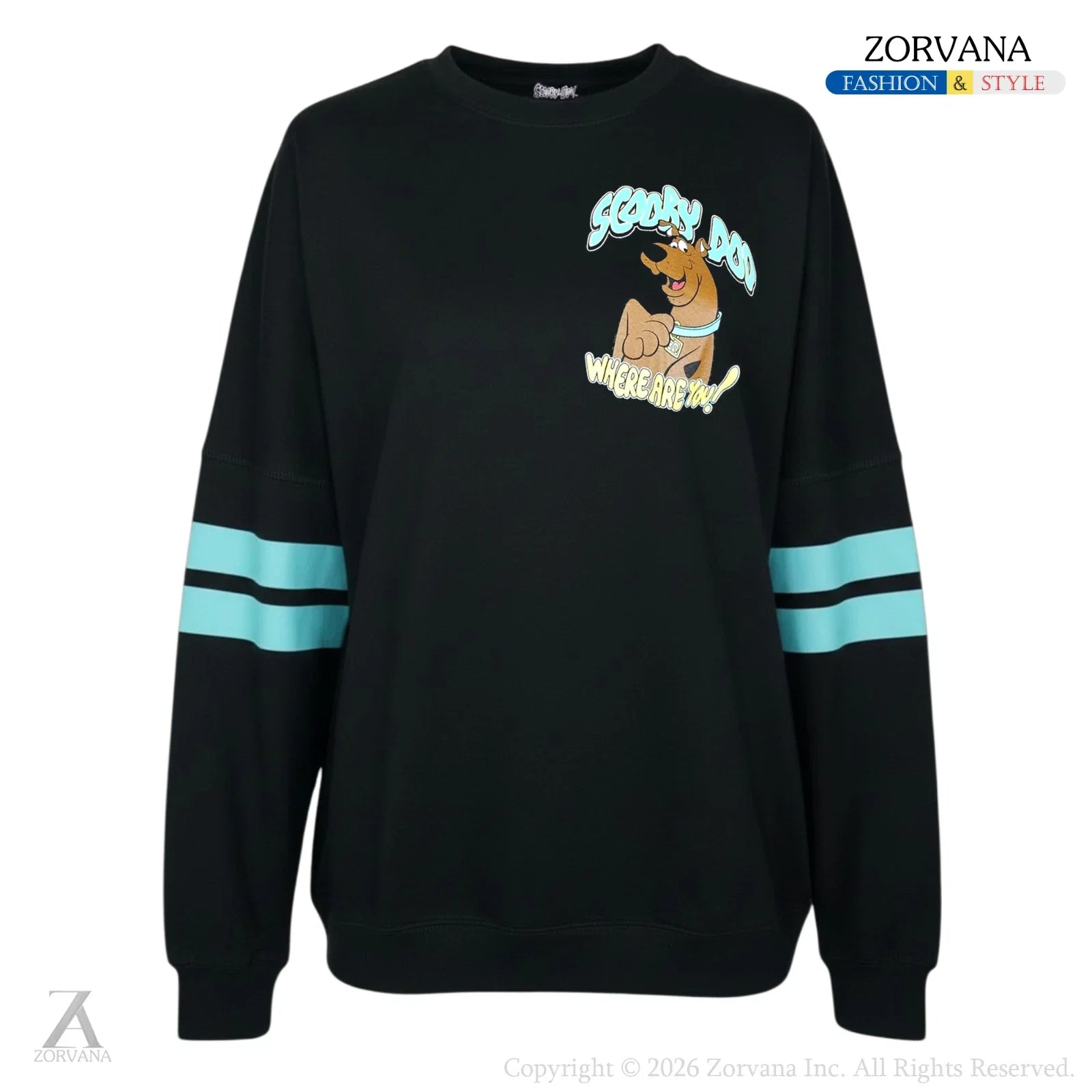 Scooby Doo Mystery Inc Van Graphic Black M (46) - Adult & Kids T-Shirts, Sweatshirts & Hoodies apparel design preview 1