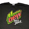 Mountain Dew Pitch Black XL Logo Rare Soda Pop Promo - Adult & Kids T-Shirts, Sweatshirts & Hoodies apparel design preview 1