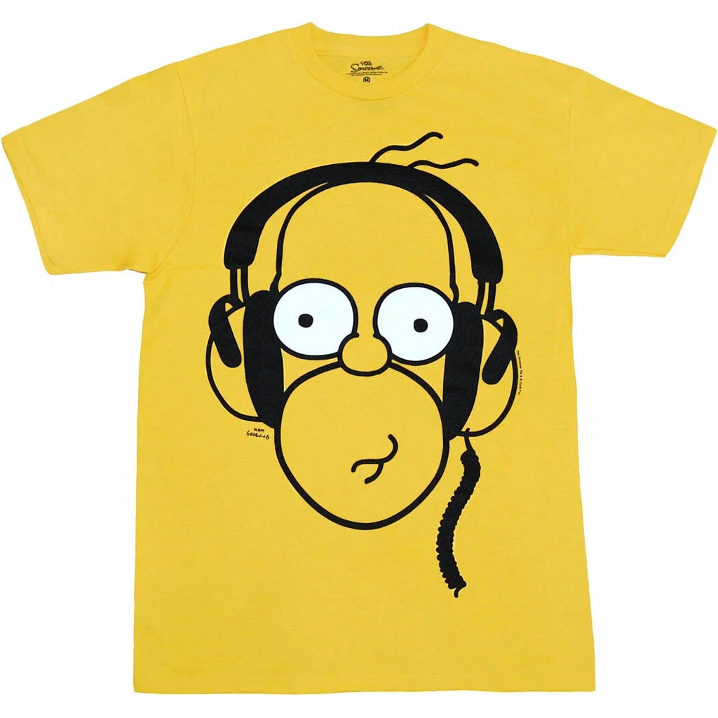 Simpsons Homer Headphones - Adult & Kids T-Shirts, Sweatshirts & Hoodies apparel design preview 1