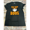 Mission Ridge Mens Halloween Just Here For The Boos - Adult & Kids T-Shirts, Sweatshirts & Hoodies apparel design preview 1