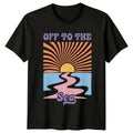 Off To The Sea Graphic Boho Sunburst Summer Vacation - Adult & Kids T-Shirts, Sweatshirts & Hoodies apparel design preview 1
