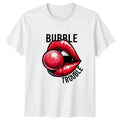 Bubble Trouble Lips Pop Art Graphic Novelty Adult - Adult & Kids T-Shirts, Sweatshirts & Hoodies apparel design preview 1