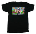 Jujutsu Kaisen Mens Chibi Trio In Rainbow City - Adult & Kids T-Shirts, Sweatshirts & Hoodies apparel design preview 1