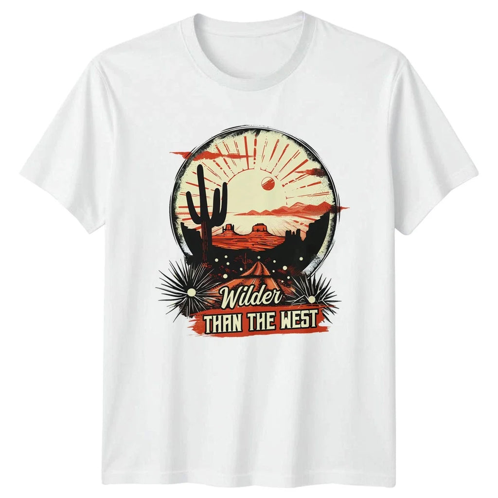 Wilder Than The West Desert Southwestern Birthday - Adult & Kids T-Shirts, Sweatshirts & Hoodies apparel design preview 1