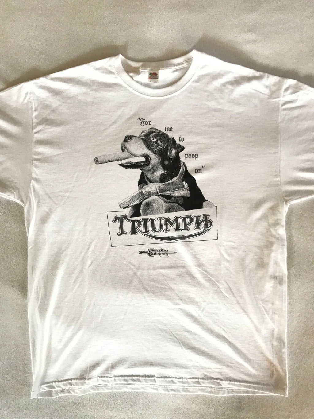 Triumph The Insult Comic Dog Conan O'Brien Funny 90s - Adult & Kids T-Shirts, Sweatshirts & Hoodies apparel design preview 1