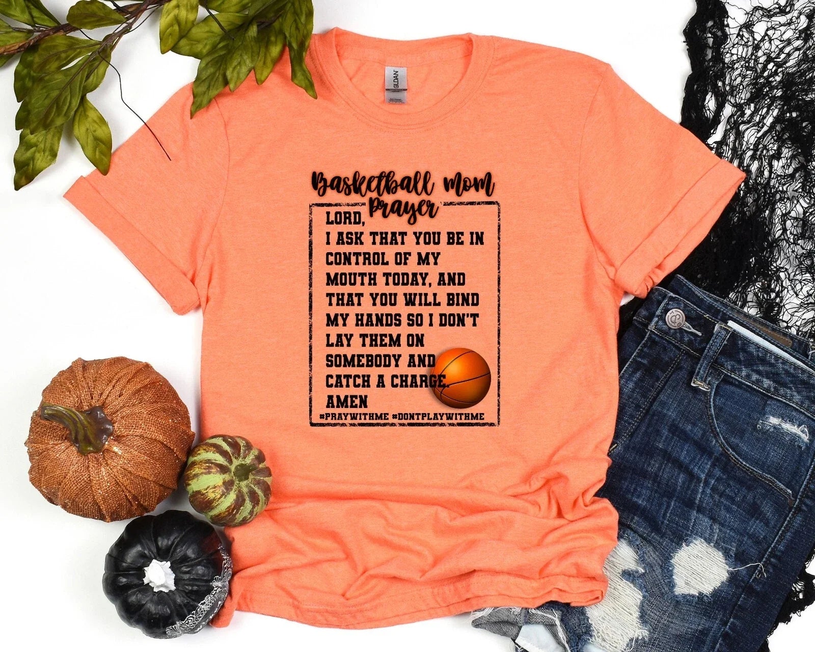 Basketball Mom Suppoter Mother Game Day Mothers Gift - Adult & Kids T-Shirts, Sweatshirts & Hoodies apparel design preview 1