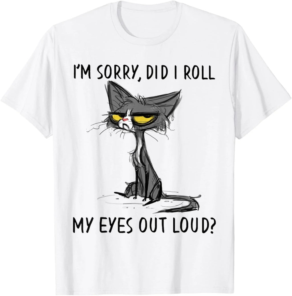 Cat Kitten Did I Roll My Eyes Out Loud Funny - Adult & Kids T-Shirts, Sweatshirts & Hoodies apparel design preview 1