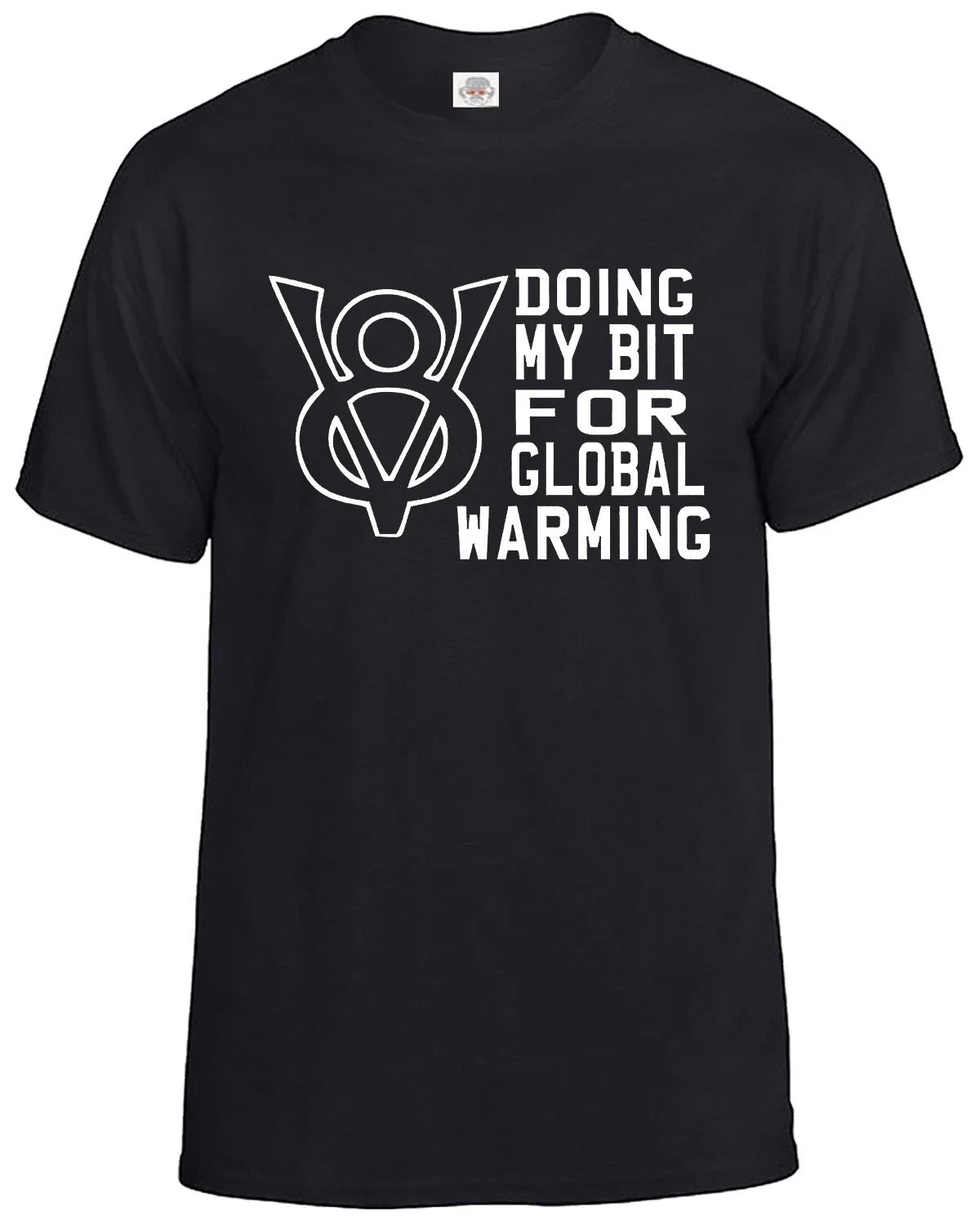 V8 Global Warming Men's Funny Novelty Muscle Car Gear - Adult & Kids T-Shirts, Sweatshirts & Hoodies apparel design preview 1