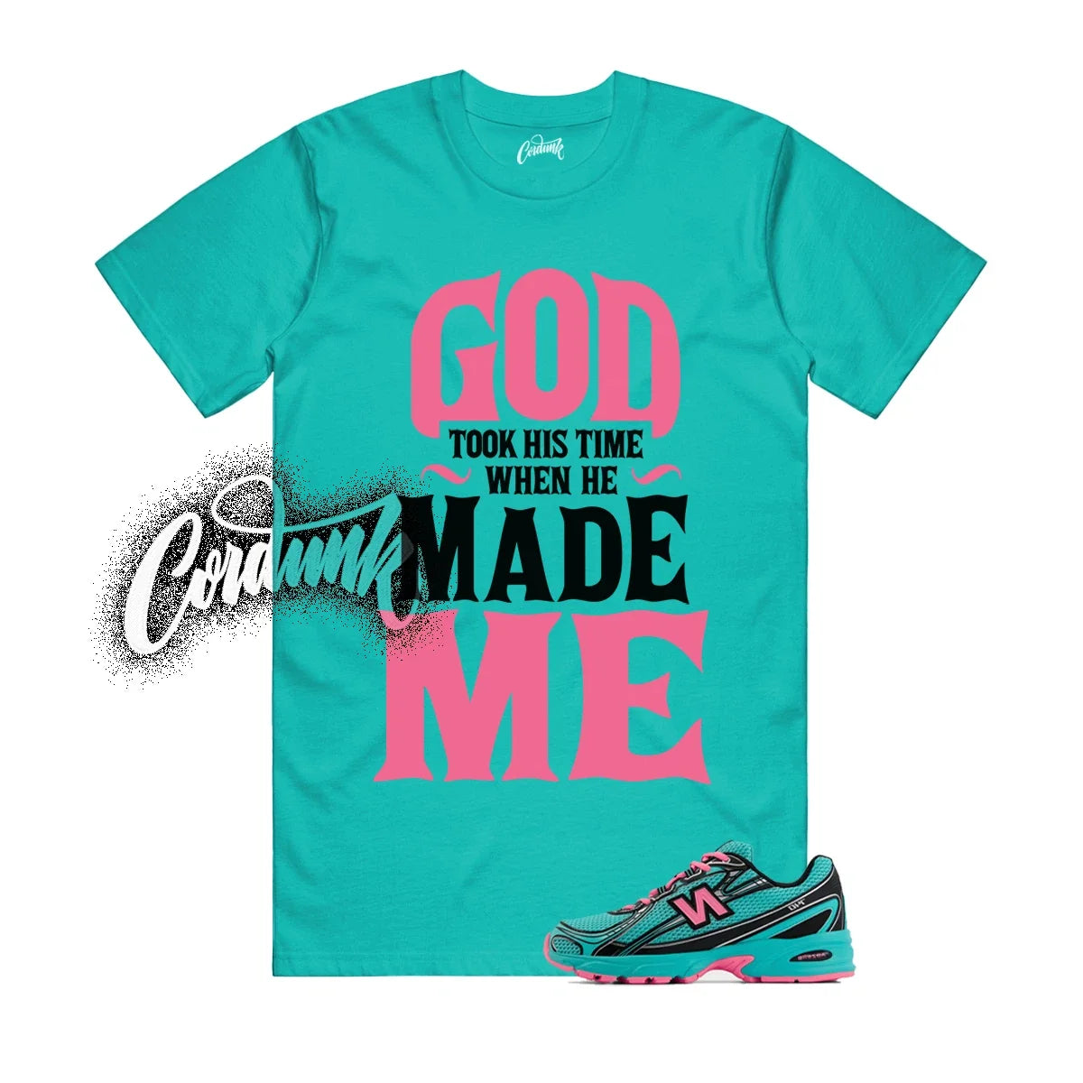 740 V2 Cyber Jade Black Pink South Beach Match GTHT - Adult & Kids T-Shirts, Sweatshirts & Hoodies apparel design preview 1