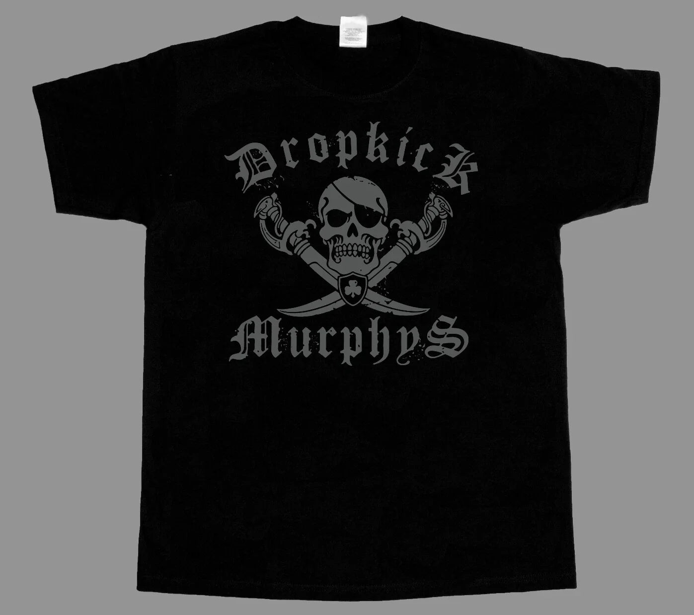 DROPKICK MURPHYS JOLLY ROGER SHORT NEW BLACK 3 4 5XL - Adult & Kids T-Shirts, Sweatshirts & Hoodies apparel design preview 1